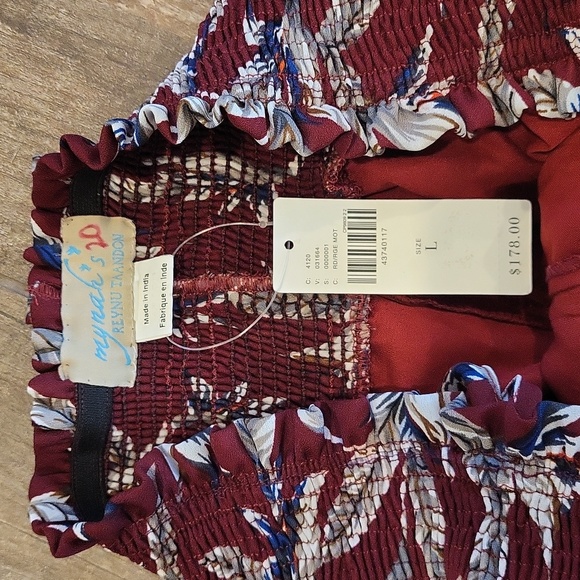 Anthropologie Mynah’s Reynu Taandon Keshika Ruffled Maxi Skirt, Size Large - Picture 8 of 12